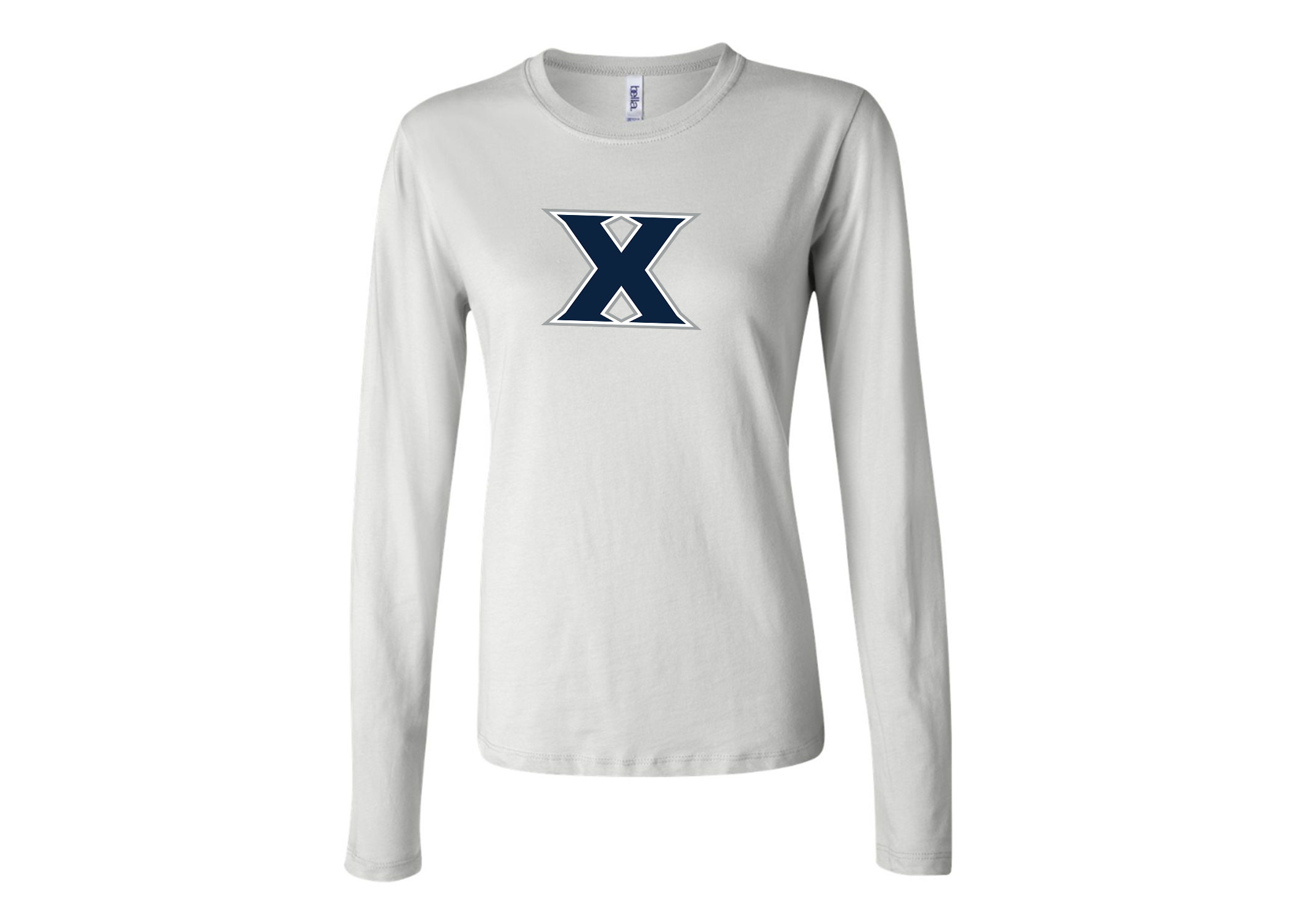 BELLA CANVAS Women’s Xavier Musketeers Jersey Long Sleeve Tee